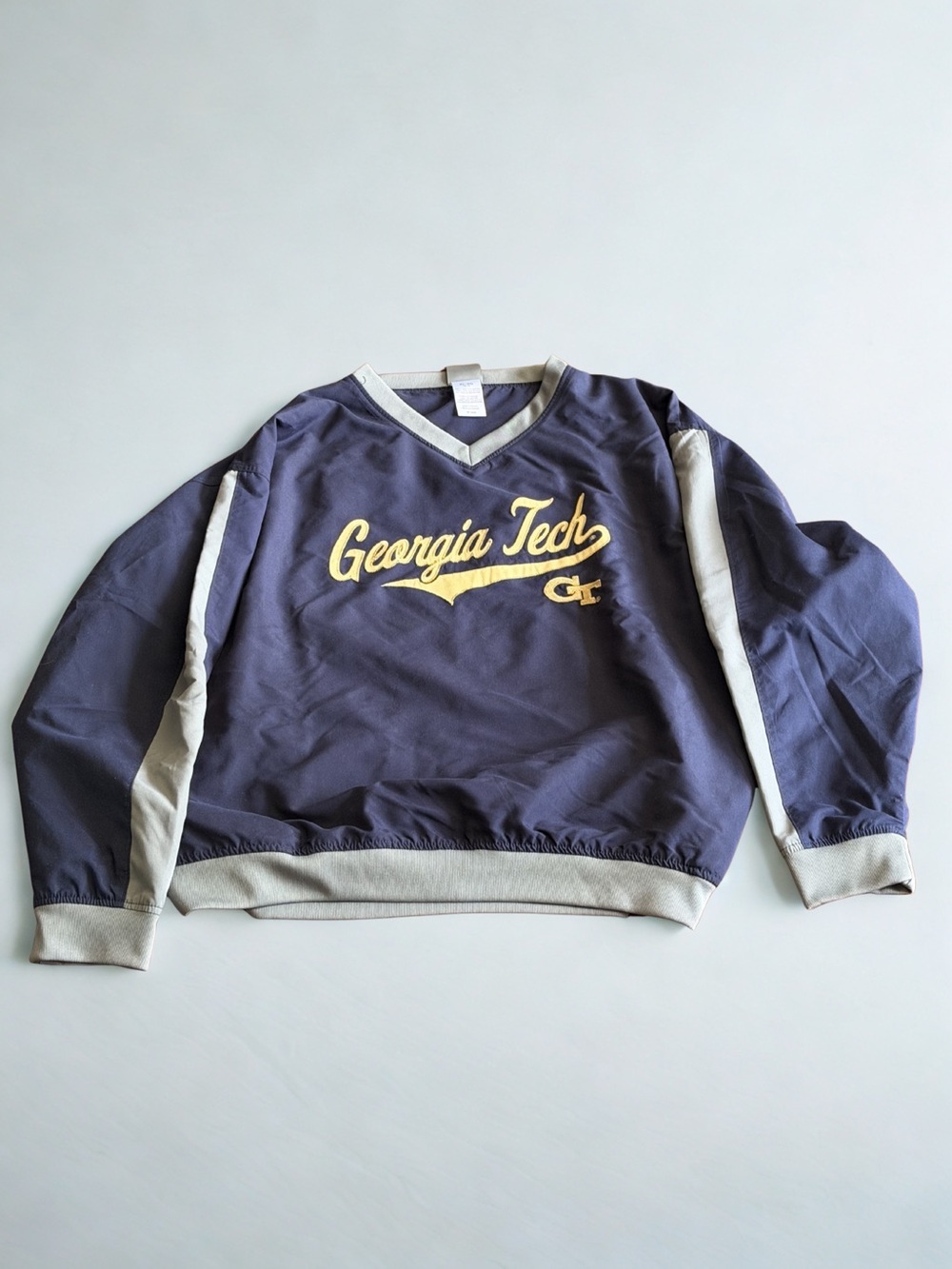 Men's Crewneck Sweatshirt in Navy and Cream